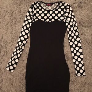Graphic mini dress